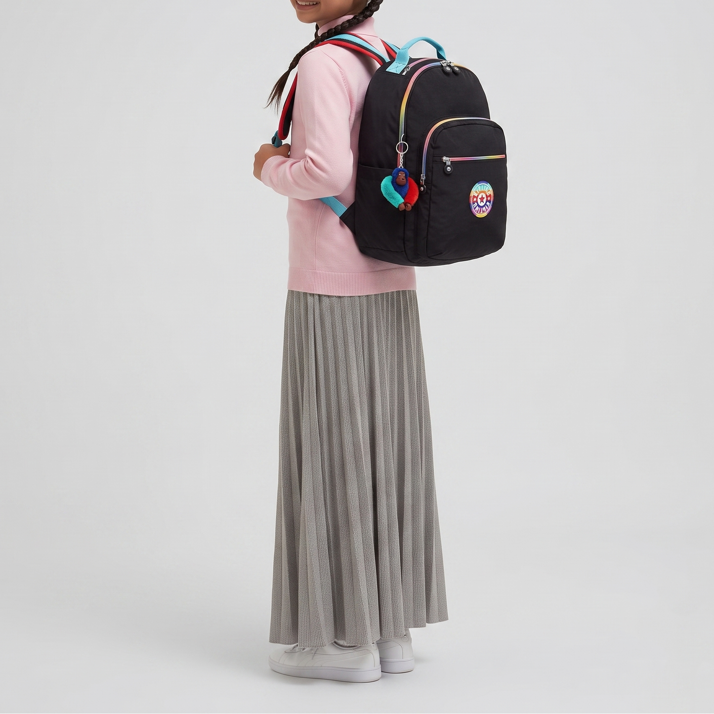 K.I.P.L.I-N.G BACKPACK KI5210 BLACK SPLICE