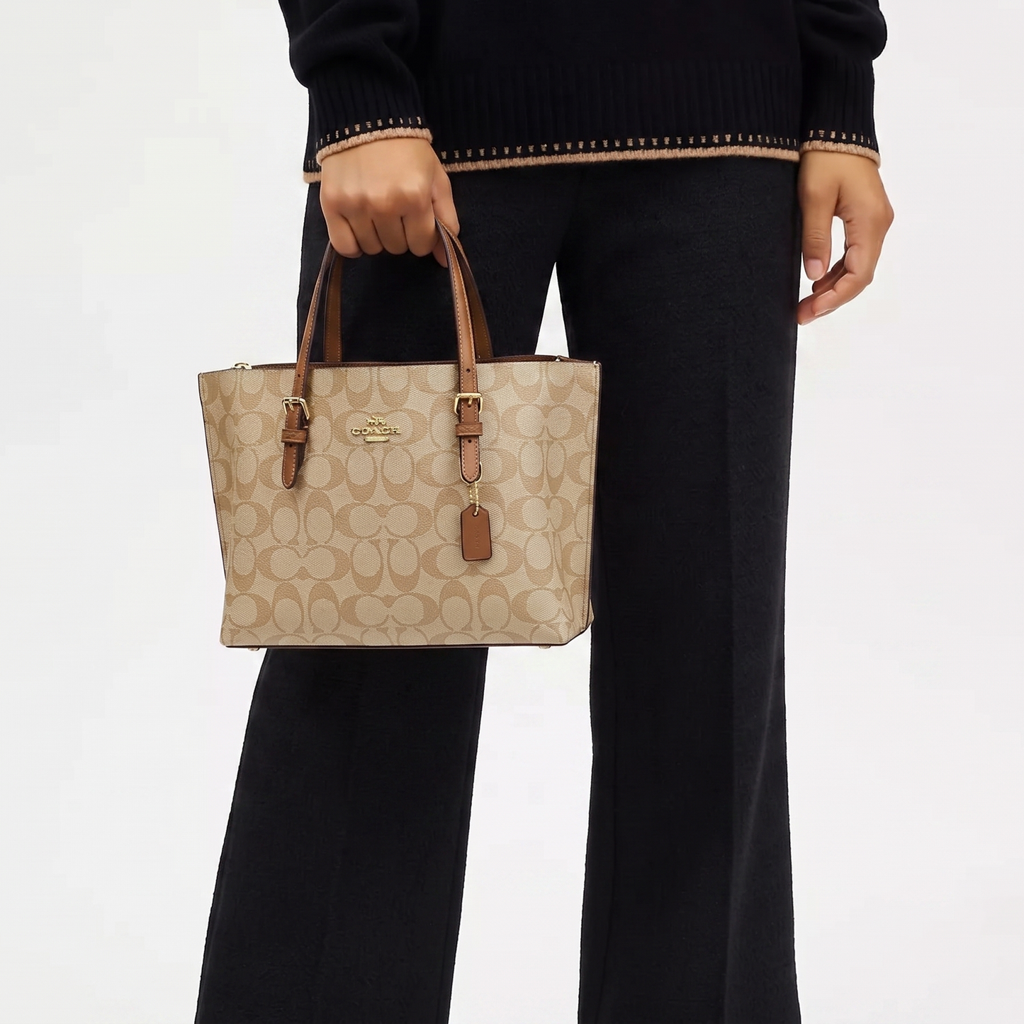 C-O-A-C-H CROSSBODY BAG C4250 BEIGE MONOGRAM&HAVAN FOR WOMEN