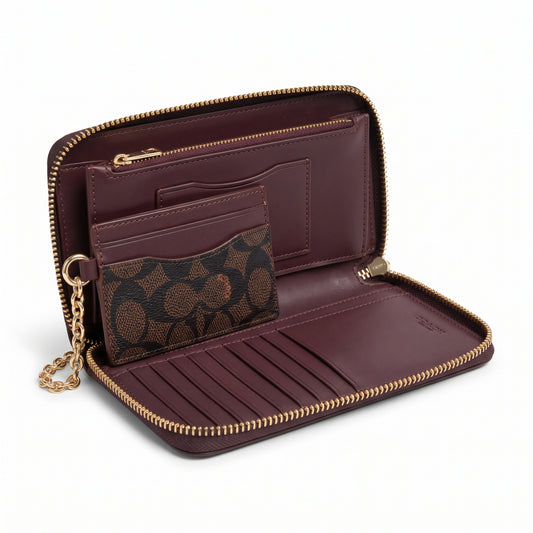 C-O-A-C-H WALLET&CARDHOLDER CBZ99 BROWN MONOGRAM FOR WOMEN