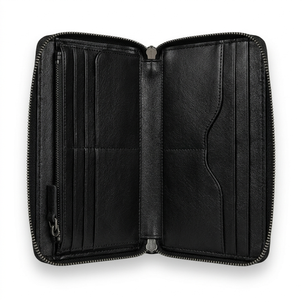 C-A-L-V-I-N K-L-E-I-N WALLET BLACK
