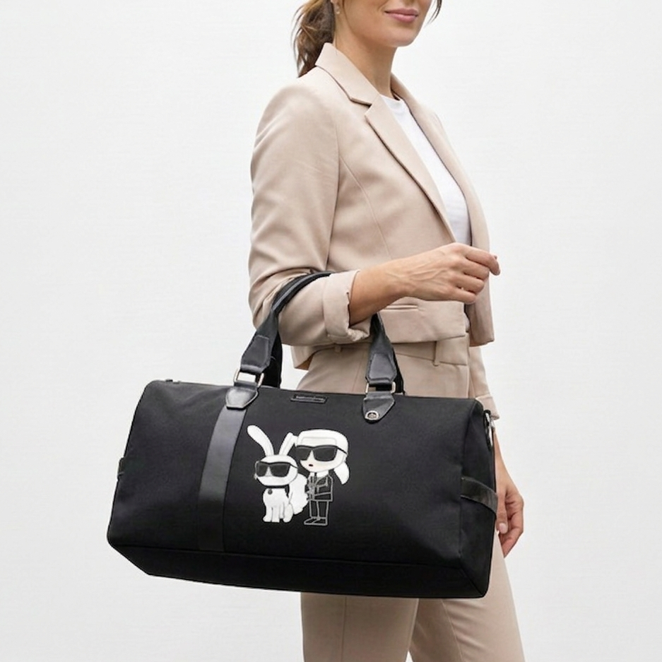 K.A.R-L L.A-G.E-R-F.E-L.D HANDBAG BLACK FOR WOMEN