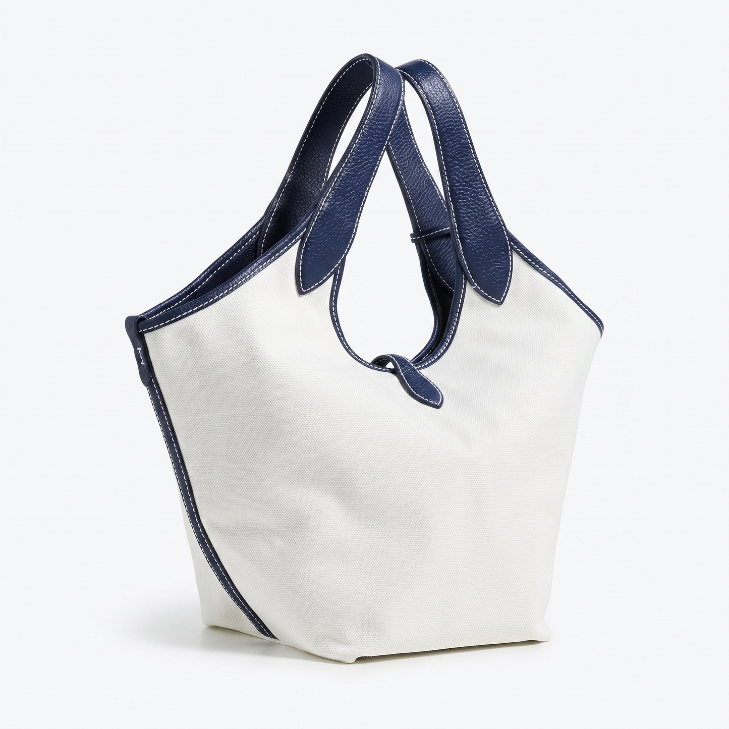 P-O-L-O R-A-L-P-H L-A-U-R-E-N CROSSBODY BAG WHITE&NAVY BLUE