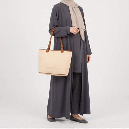 U.n.i.t.e.d C.o.l.o.r.s of B.e.n.e.t.t.o.n  SHOULDER BAG BEIGE FOR WOMEN