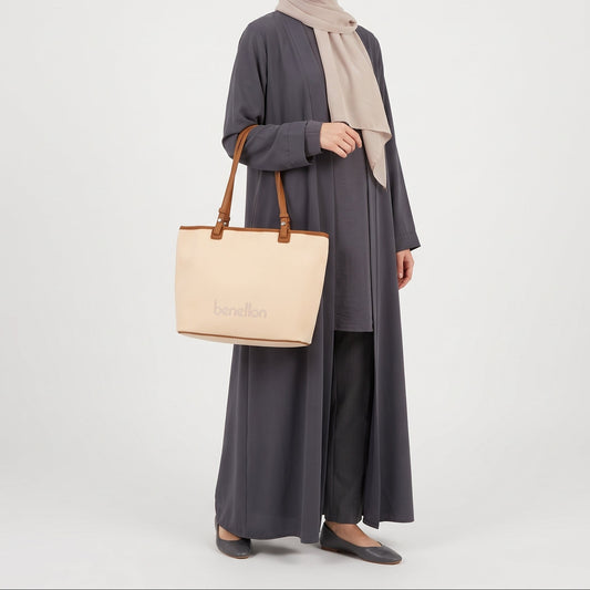 U.n.i.t.e.d C.o.l.o.r.s of B.e.n.e.t.t.o.n  SHOULDER BAG BEIGE FOR WOMEN