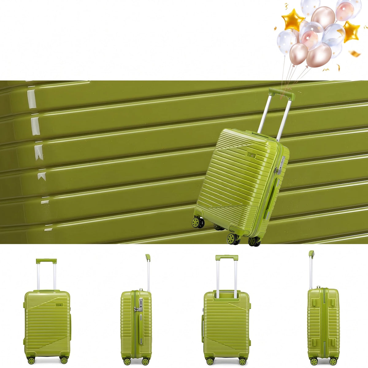 S-E-A C-H-O-I-C-E LUGGAGE BAG LIGHT GREEN (40L)