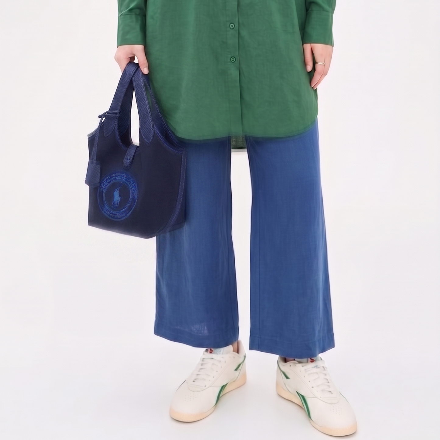P-O-L-O R-A-L-P-H L-A-U-R-E-N CROSSBODY BAG NAVY BLUE
