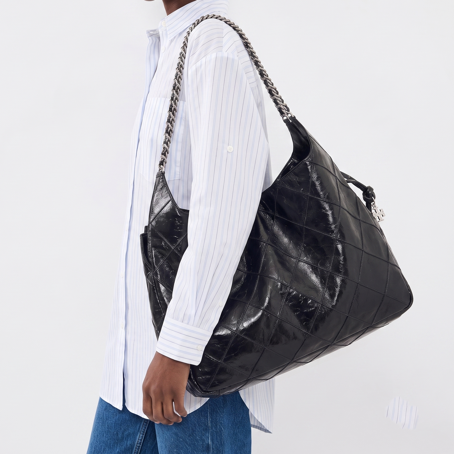 T-o-r-y B-u-r-c-h SHOULDER BAG BLACK FOR WOMEN