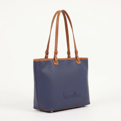 U.n.i.t.e.d C.o.l.o.r.s of B.e.n.e.t.t.o.n SHOULDER BAG NAVY BLUE FOR WOMEN