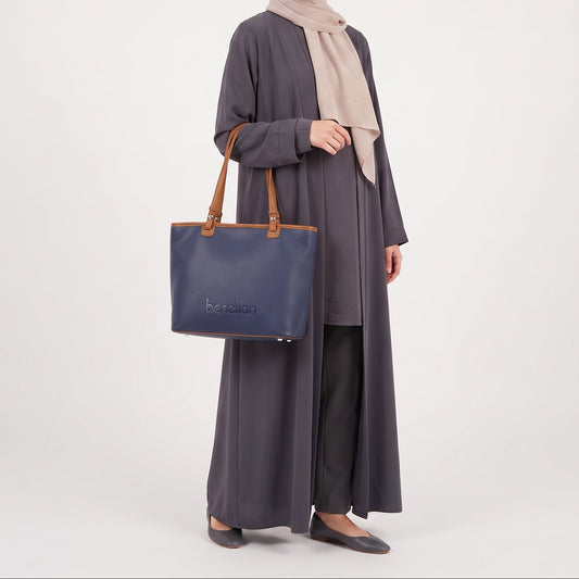 U.n.i.t.e.d C.o.l.o.r.s of B.e.n.e.t.t.o.n SHOULDER BAG NAVY BLUE FOR WOMEN