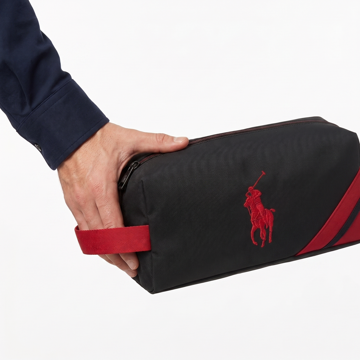 P-O-L-O R-A-L-P-H L-A-U-R-E-N HANDBAG BLACK&RED FOR WOMEN
