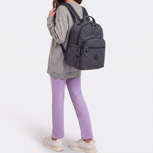 K.I.P.L.I-N.G BACKPACK K21305 DARK BLUE MONOGRAM