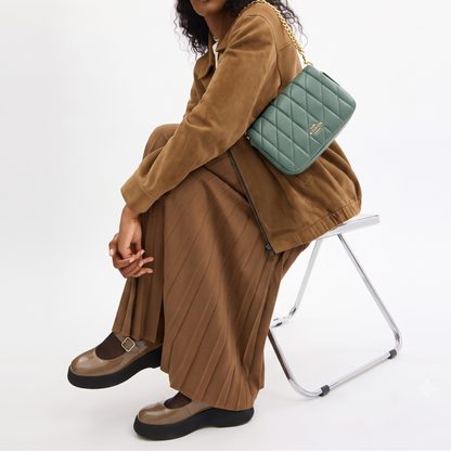 C-O-A-C-H CROSSBODY BAG CY663 GREEN FOR WOMEN