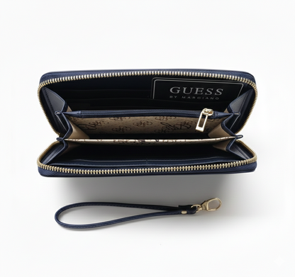G-U-E-S-S WALLET NAVY BLUE FOR WOMEN