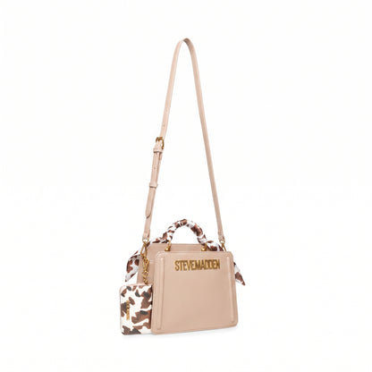 S-T-E-V-E M-A-D-D-E-N CROSSBODY BAG DT626890 BEIGE(LATTE) FOR WOMEN