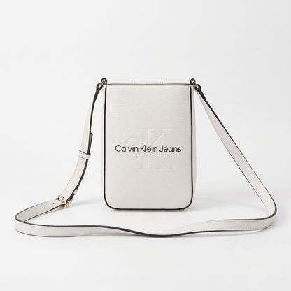 C-A-L-V-I-N K-L-E-I-N CROSSBODY BAG WHITE FOR WOMEN