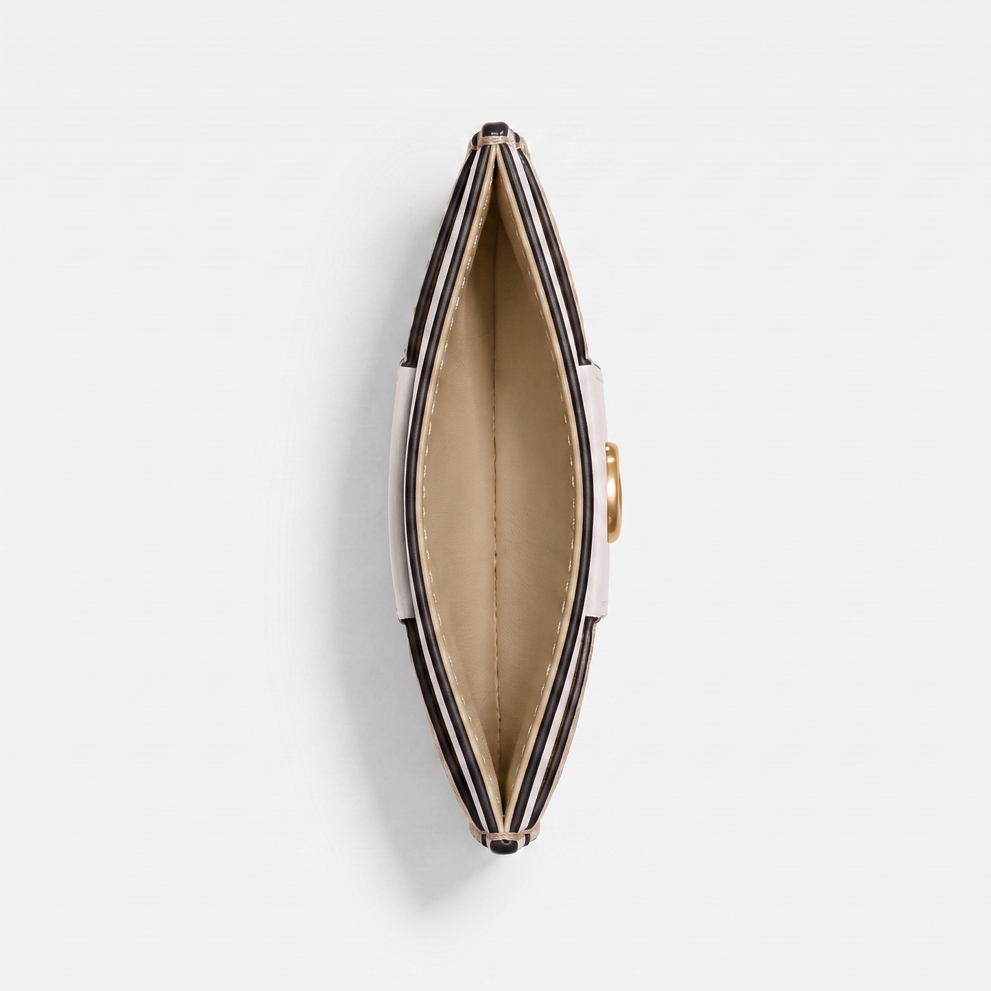 C-O-A-C-H CARDHOLDER CBY80 OFF WHITE&BEIGE FOR WOMEN