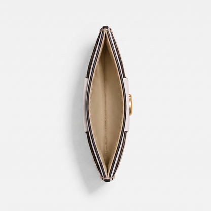 C-O-A-C-H CARDHOLDER CBY80 OFF WHITE&BEIGE FOR WOMEN