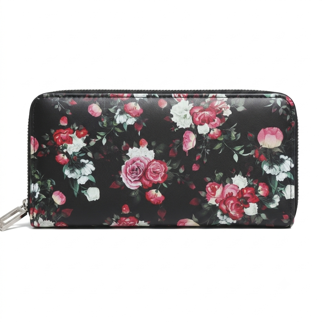 G-U-E-S-S WALLET BLACK FOR WOMEN