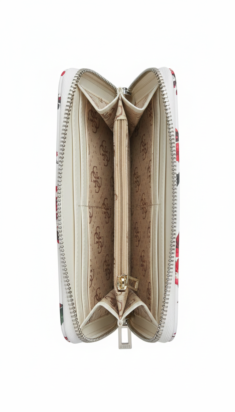 G-U-E-S-S WALLET WHITE FOR WOMEN