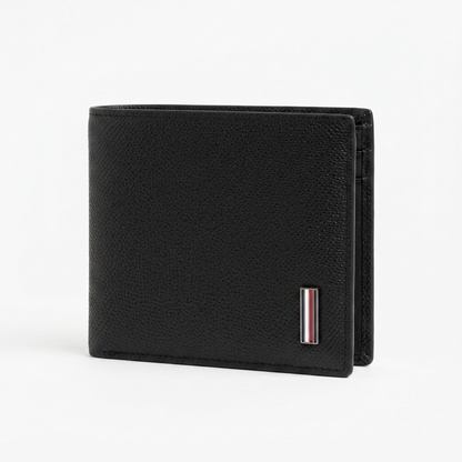 T-O-M-M-Y H-I-L-F-I-G-E-R WALLET&KEY CHAIN BLACK FOR MEN