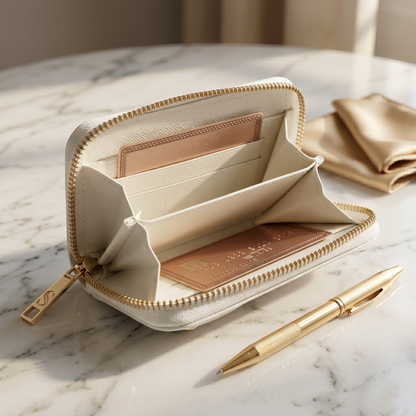 V.I.C.T-O.R.I.A'S S.E.C-R.E.T WALLET WHITE FOR WOMEN