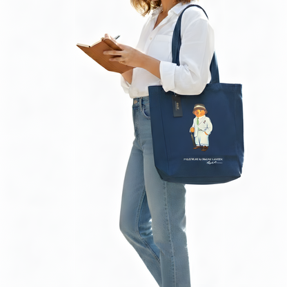 P-O-L-O R-A-L-P-H  L-A-U-R-E-N SHOULDER BAG NAVY BLUE FOR WOMEN