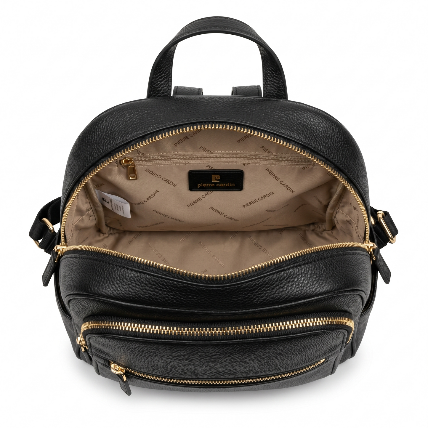 P.I.E-R.R.E C.A-R.D.I.N BACKPACK BAG BORSE 22386 gn10 BLACK FOR WOMEN