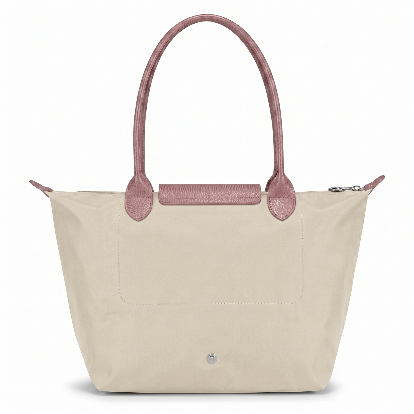 L.O-N.G-C.H.A-M.P TOTE BAG BEIGE&PINK FOR WOMEN