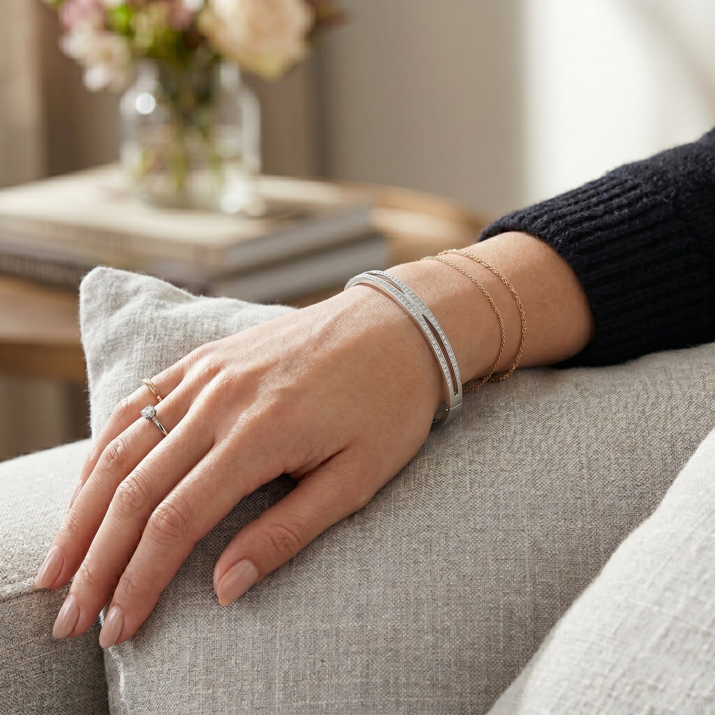 M-I-C-H-A-E-L K.O-R-S Bracelet SLVER FOR WOMEN