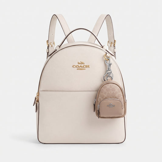 C-O-A-C-H WALLET & KEY CHAIN C7803 SAND TAUPE FOR WOMEN
