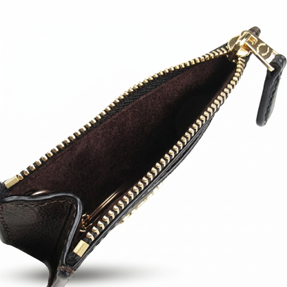 C-O-A-C-H CARDHOLDER F88208 BROWN&BLACK MONOGRAM FOR WOMEN