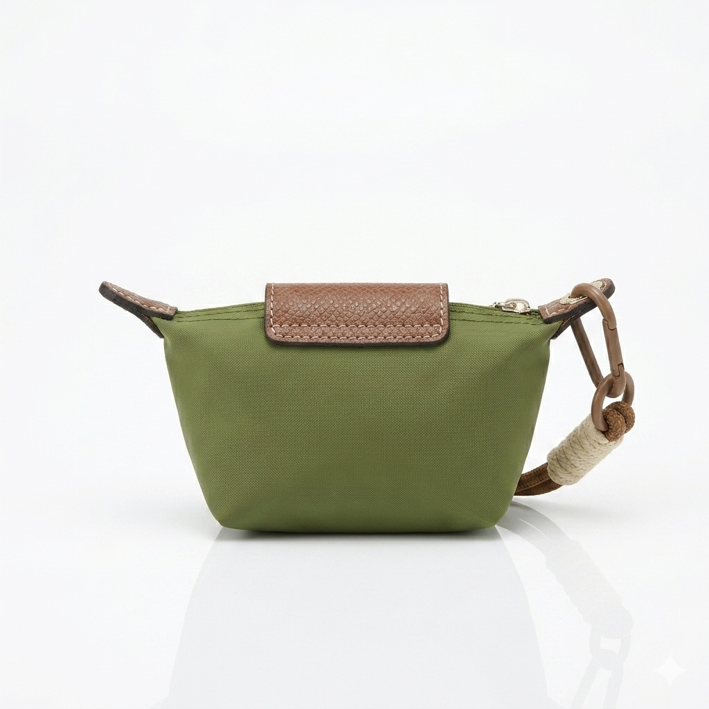 L-O-N-G-C-H-A-M-P COIN PURSE 34175089 MOOSE GREEN FOR WOMEN