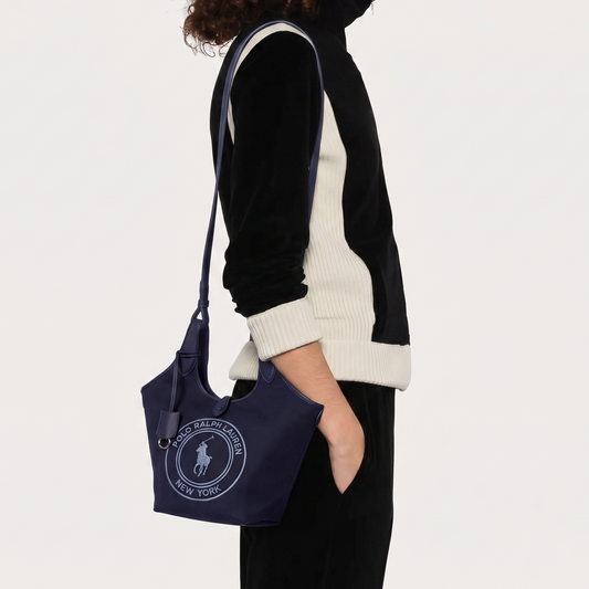 P-O-L-O R-A-L-P-H L-A-U-R-E-N CROSSBODY BAG NAVY BLUE