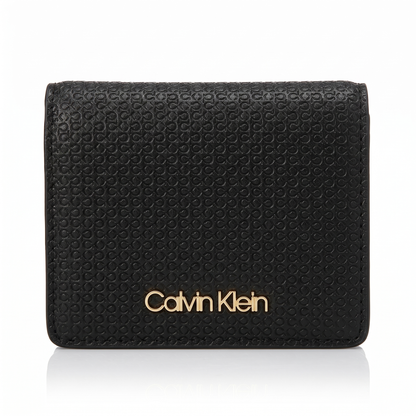 C-A-L-V-I-N K-L-E-I-N BIFOLD WALLET BLACK FOR WOMEN