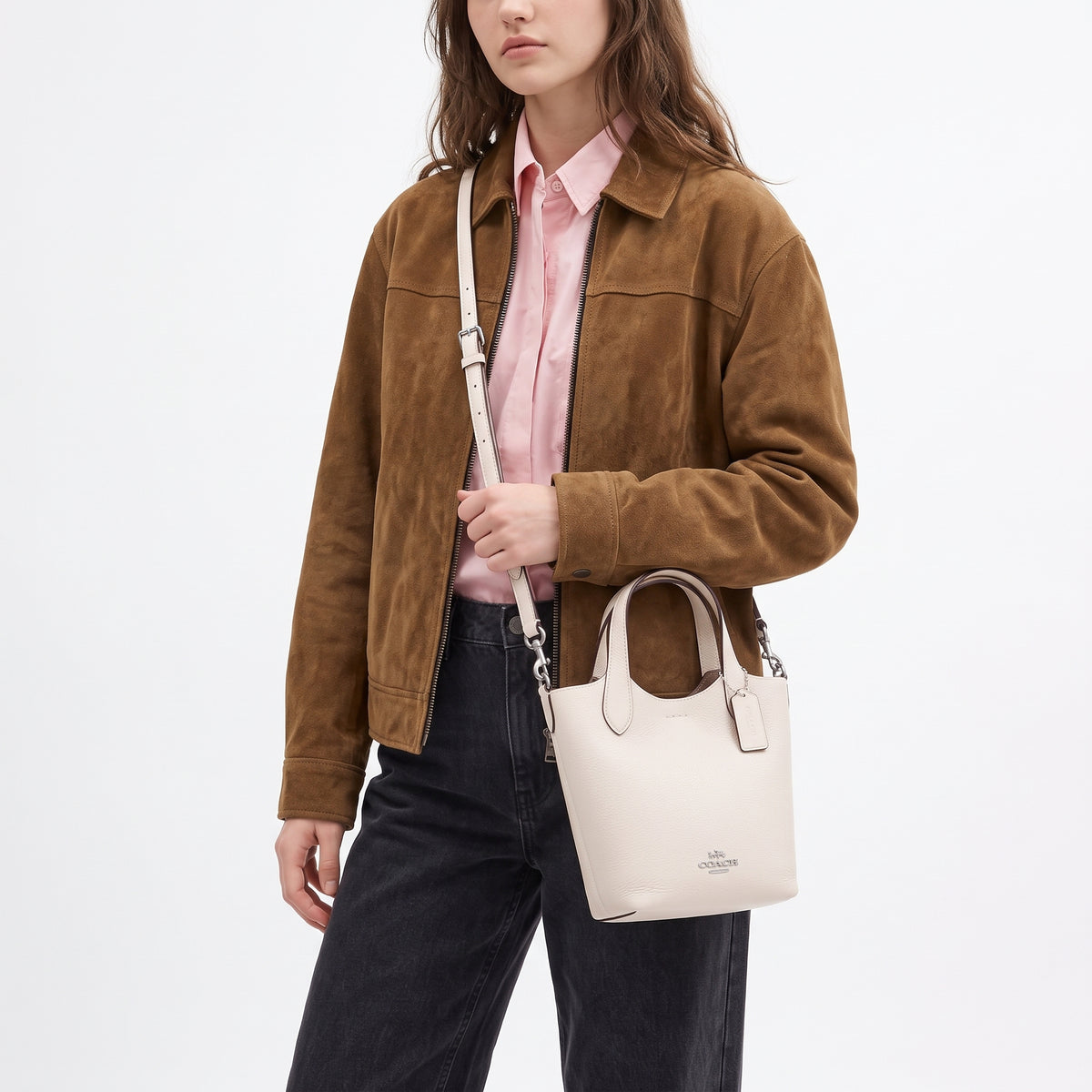 C-O-A-C-H CROSSBODY BAG CR168 OFF WHITE FOR WOMEN