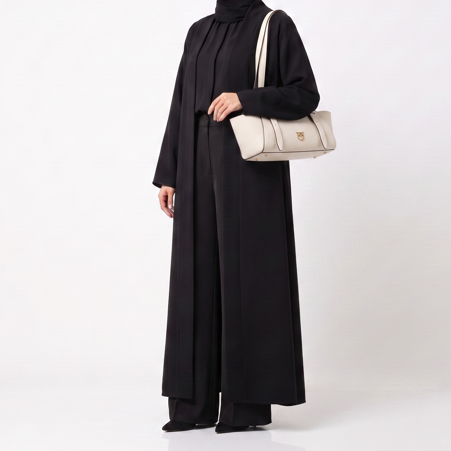 P-I-N-K-O SHOULDER BAG OFF WHITE FOR WOMEN