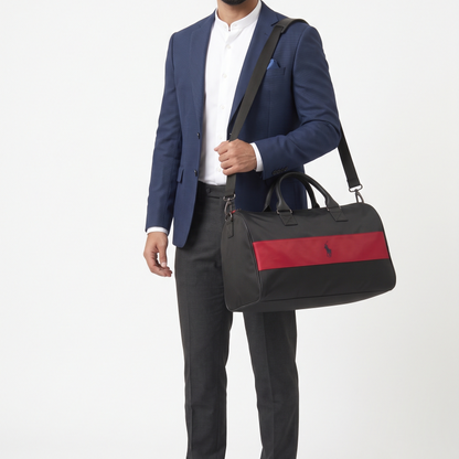 P-O-L-O R-A-L-P-H L-A-U-R-E-N CROSSBODY BAG BLACK&RED