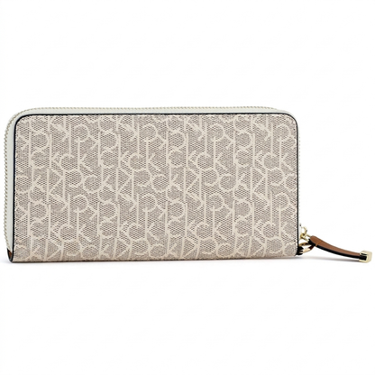 C-A-L-V-I-N K-L-E-I-N WALLET OFF WHITE MONOGRAM FOR WOMEN