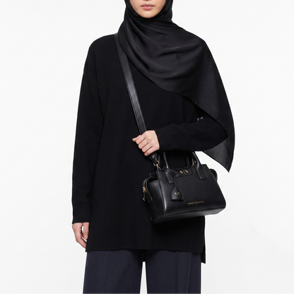 A-R-M-A-N-I E-X-C-H-A-N-G-E CROSSBODY BAG XW002159 AF19892 BLACK FOR WOMEN