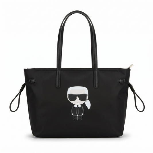 K.A-R.L L.A.G.E-R.F.E.L.D SHOULDER BAG BLACK FOR WOMEN
