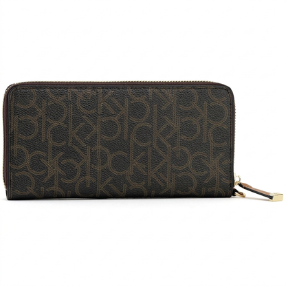 C-A-L-V-I-N K-L-E-I-N WALLET BROWN MONOGRAM FOR WOMEN