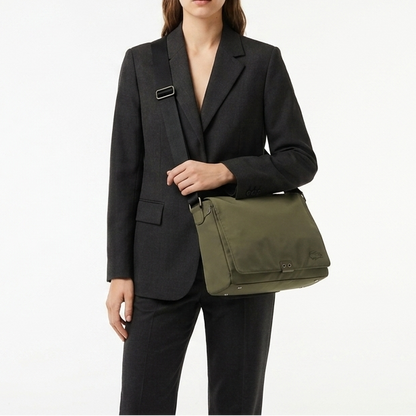 L-A-C-O-S-T-E LAPTOP BAG GREEN(Olive)