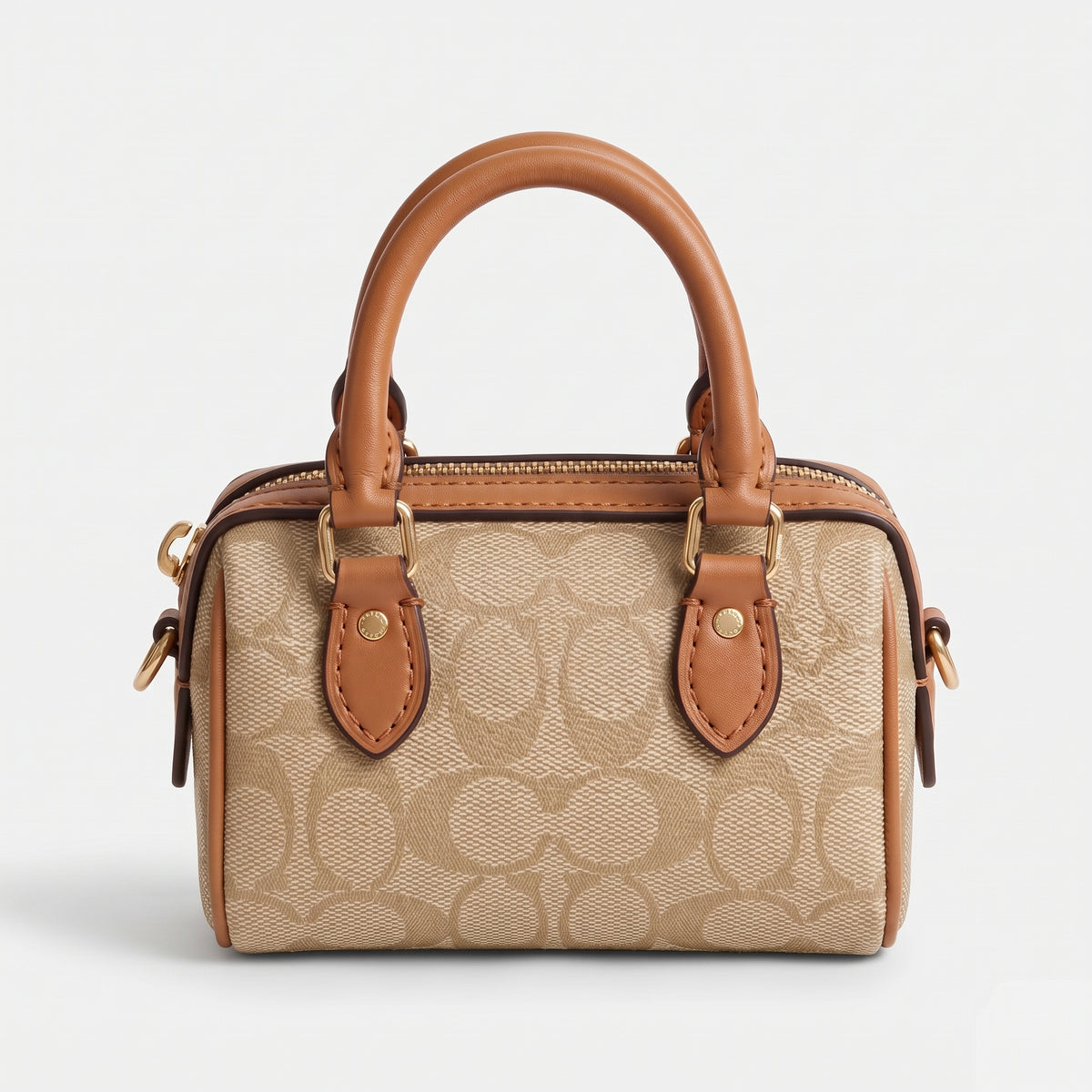 C-O-A-C-H WALLET & KEY CHAIN CU278 HAVAN&BEIGE FOR WOMEN