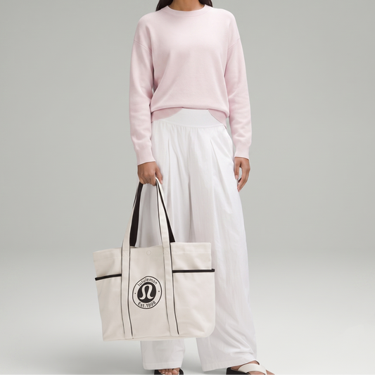 L.U.L.L-L-E.M.O.N SHOULDER BAG WHITE&BLACK