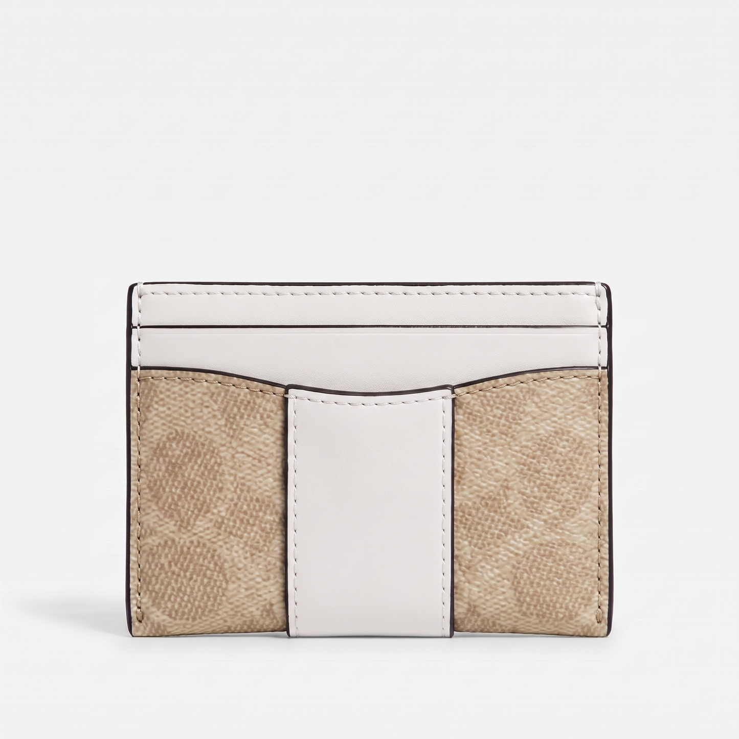 C-O-A-C-H CARDHOLDER CBY80 OFF WHITE&BEIGE FOR WOMEN
