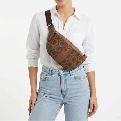 P-O-L-O U-S WASTBAG US 22534 BROWN MONOGRAM FOR WOMEN