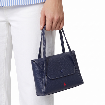 P-O-L-O R-A-L-P-H L-A-U-R-E-N HANDBAG NAVY BLUE FOR WOMEN