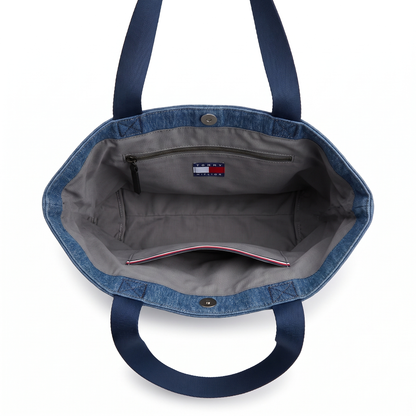 T.O.M-M.Y H.I.L.F-I.G.E.R SHOULDER BAG NAVY BLUE FOR WOMEN