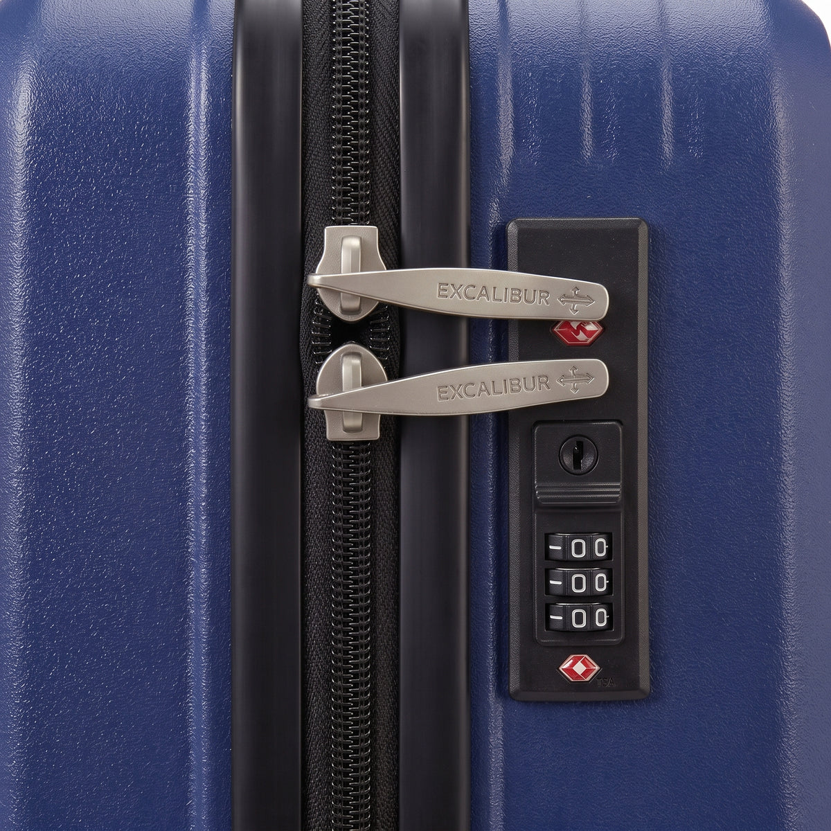 E-X-C-A-L-I-B-U-R LUGGAGE BAG NAVY BLUE