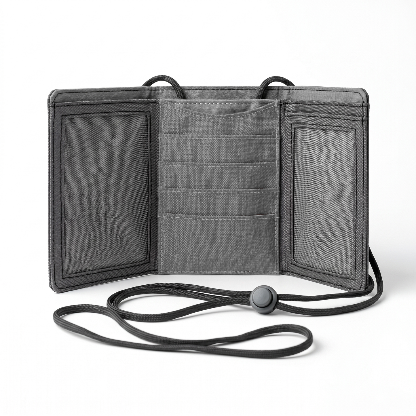 S-A-M-S-O-N-I-T-E WALLET Neck Passport Holder GREY